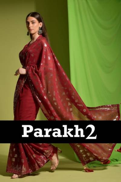 Parakh Vol 2 By Fashion Berry Designer Partywear Saree Collection